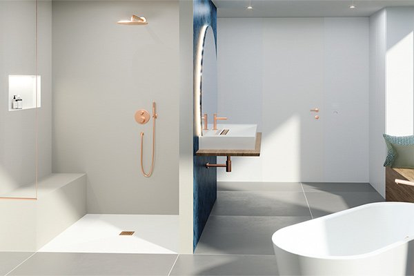 Hvorfor vælge en kedelig afløbsløsning? Sæt kulør på med wedi